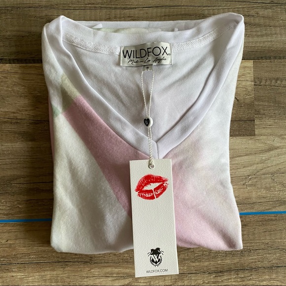 Wildfox Kaleidoscope Sweatshirt Baggy Beach Jumper - Picture 5 of 11